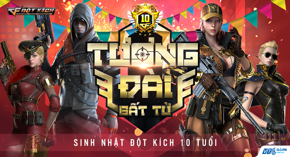 Khởi động chuỗi hành trình VTC eSports Tour  Offline mừng sinh nhật Đột  Kích 10 tuổi  VTC Game  Nhà phát hành game hàng đầu Việt Nam